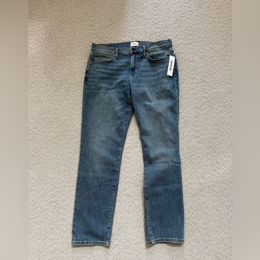 Hudson Men’s Byron Straight Leg Jeans - NWT size 34 waist 32 inseam